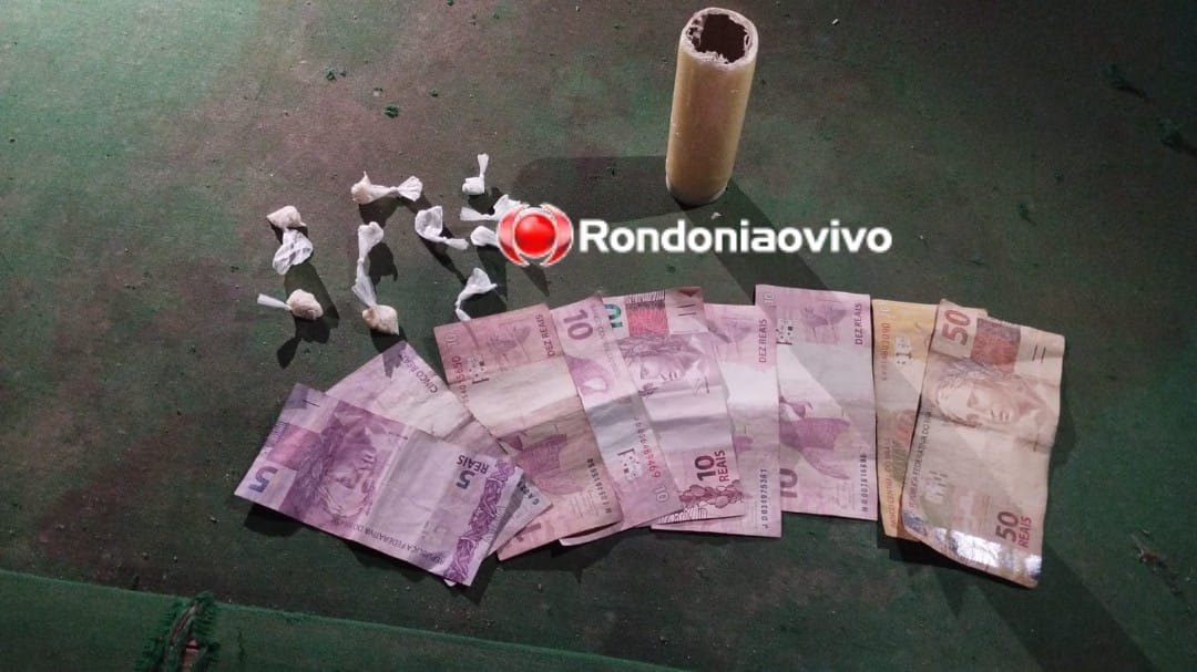 REFORÇO: Operação da PM flagra bando em bar com moto roubada e drogas
