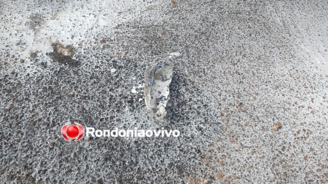 ALTERADO: Bandido usou coquetel molotov para incendiar viatura da PC