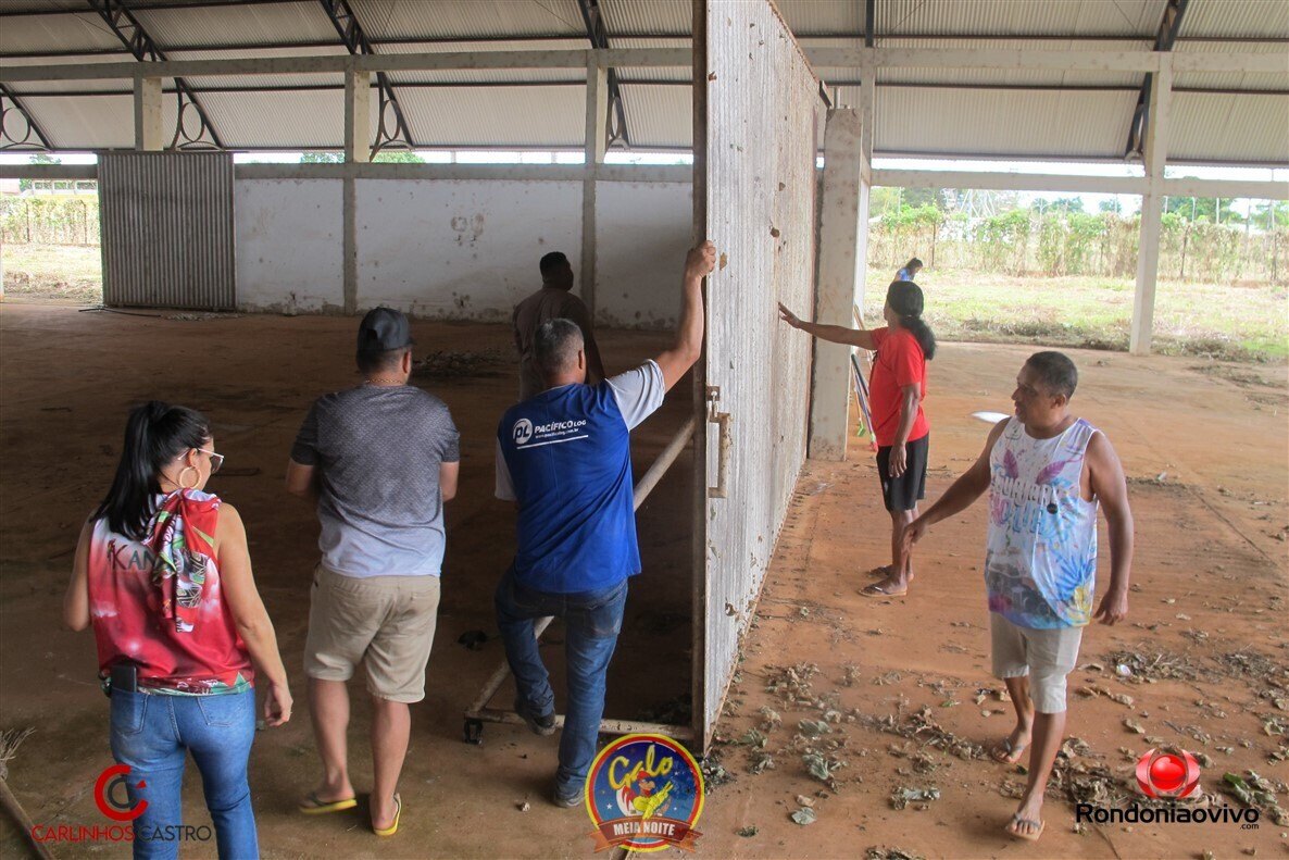 MUTIRÃO CULTURAL DA LIMPEZA - Barracões dos bumbás: Malhadinho e Flor do Campo