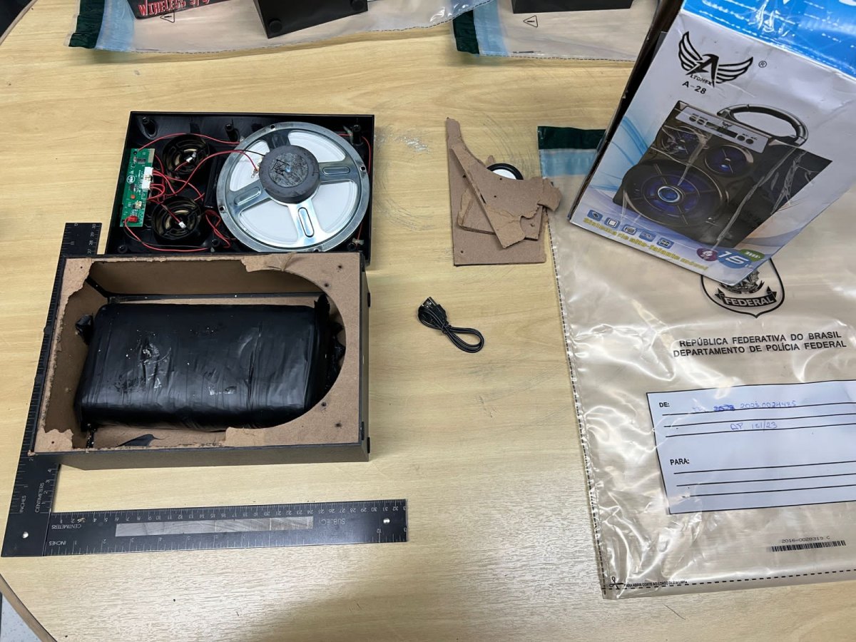 PELOS CORREIOS: PF prende traficante acusado de enviar drogas dentro de caixas de som 