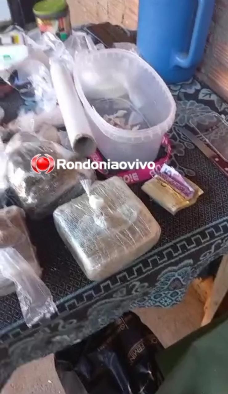 ASSISTA: Polícia prende bando com drogas e explosivos em boca de fumo