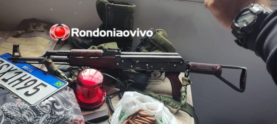 OPERAÇÃO HÓRUS: Polícia Civil prende assaltantes com fuzil, pistola e coletes balísticos