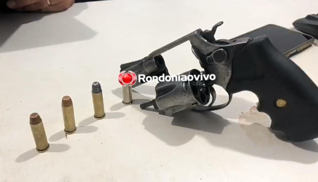 INDO ROUBAR: Dois são presos com revólver após perseguição na zona Leste