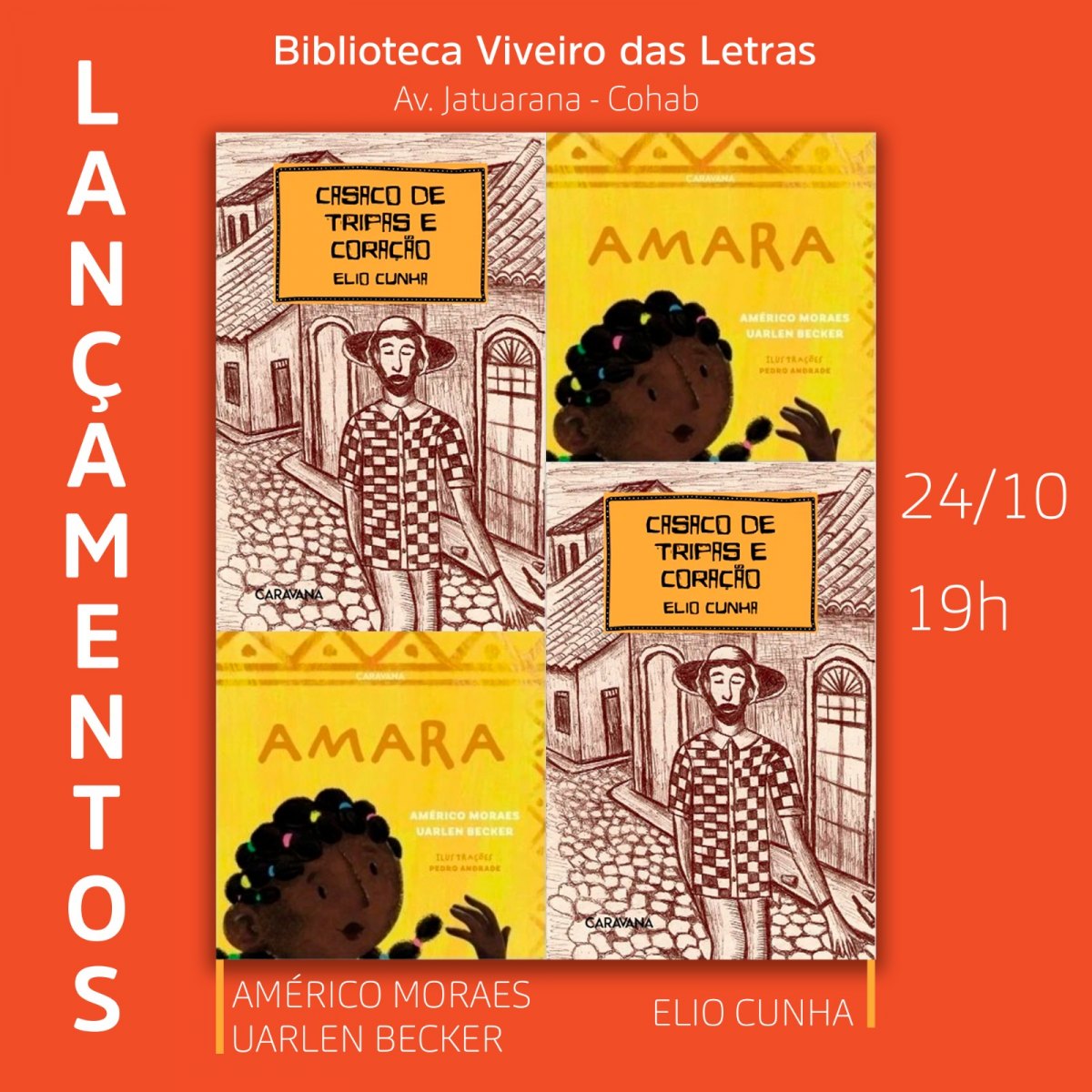 LITERATURA: Livros são lançados em biblioteca da zona Sul de Porto Velho