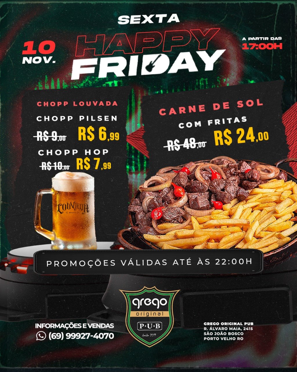 PUB: Confira a agenda semanal do Grego Original