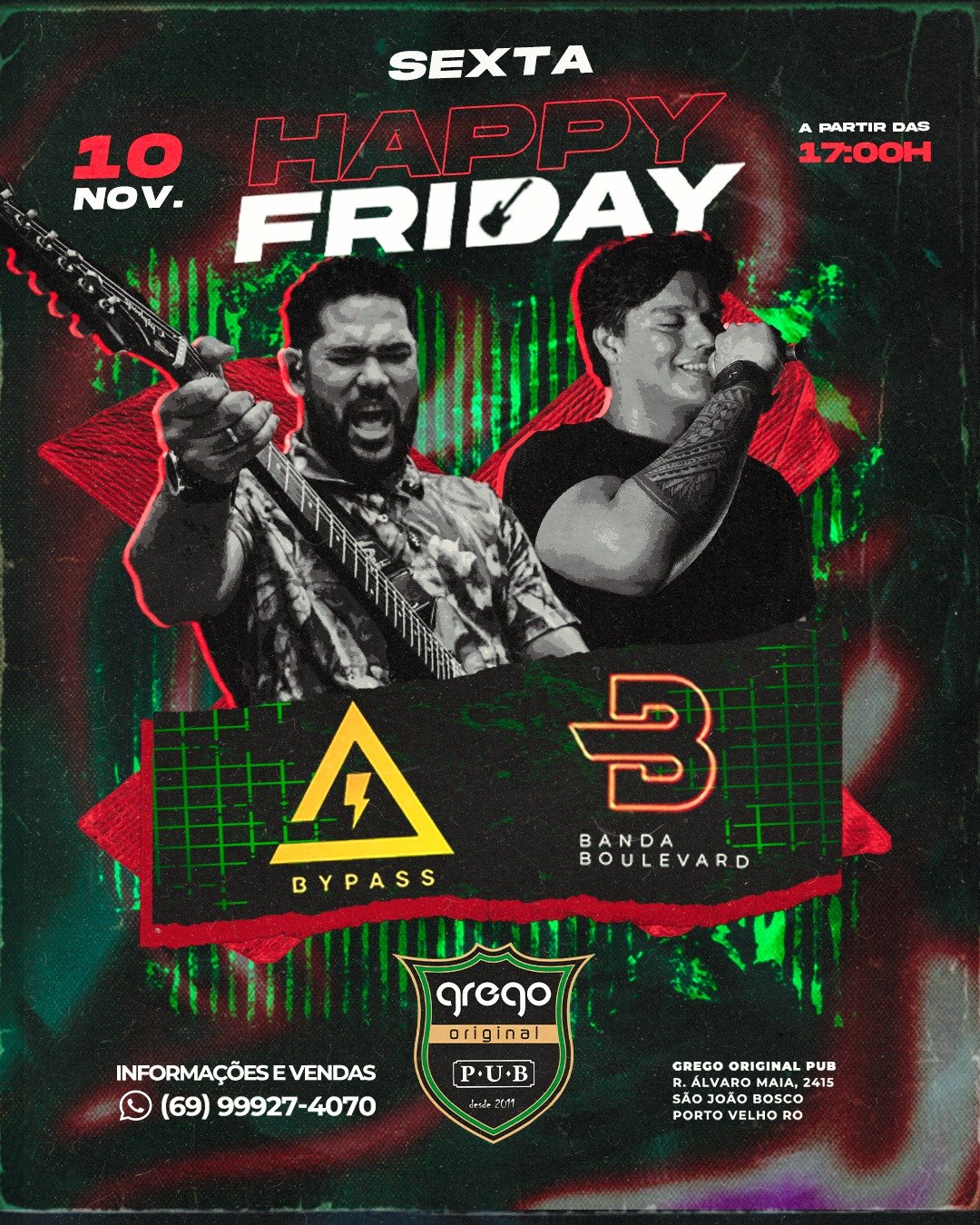 PUB: Confira a agenda semanal do Grego Original