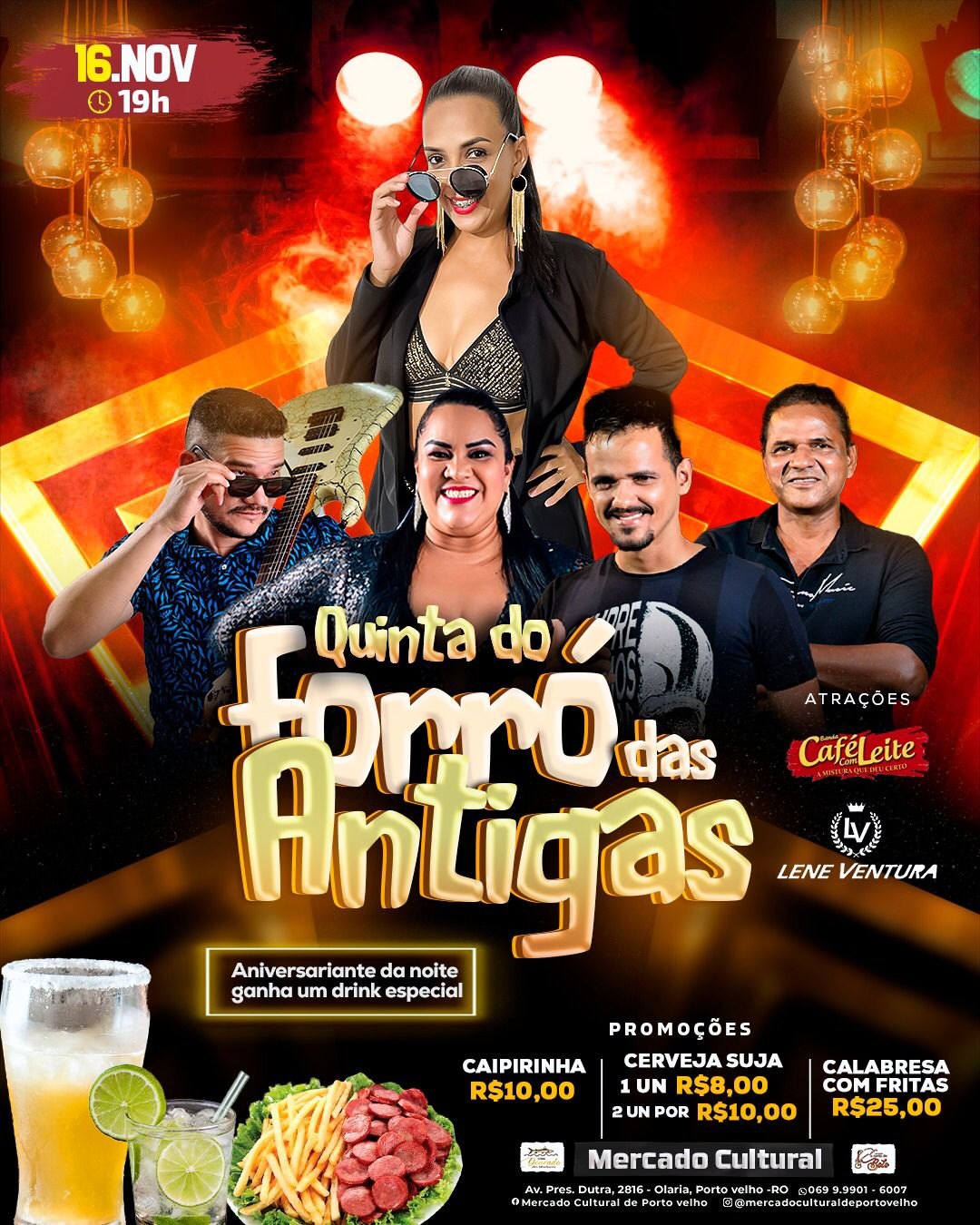 MERCADO CULTURAL:   Dom Vinil, Carla Letícia e banda nesta terça-feira do rock