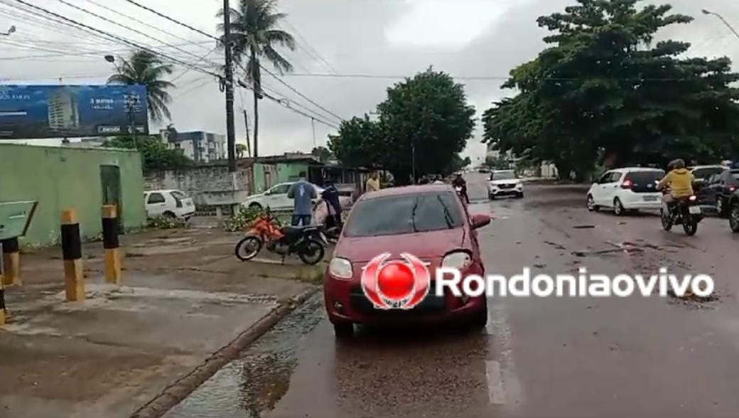 INVADIU: Mãe e filha são atropeladas por carro na Avenida Pinheiro Machado