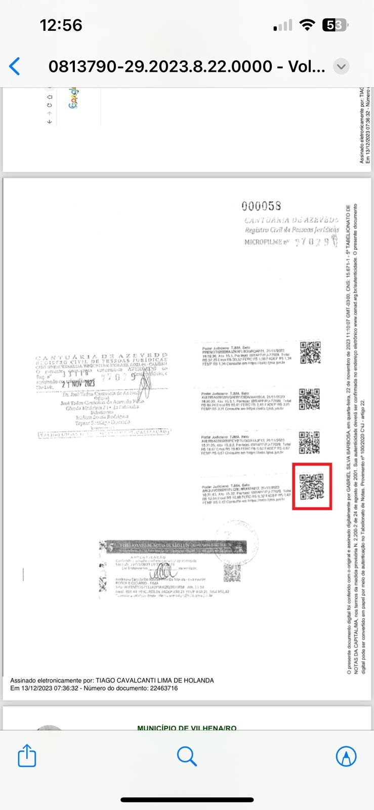 INDÍCIO DE FRAUDE: Estatuto do Ibrapp não confere em QR code apresentado à Comissão de Chamamento Público da saúde 