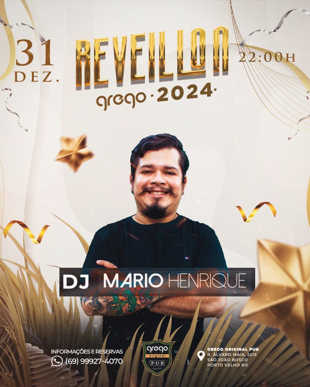 FIM DE ANO: Confira a agenda semanal do Grego Original