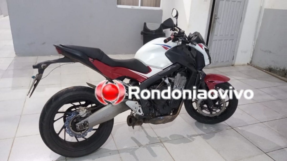 OPERAÇÃO MAXIMUS: Acusado de tráfico é preso em 'moto 600' após tentar fugir de cerco