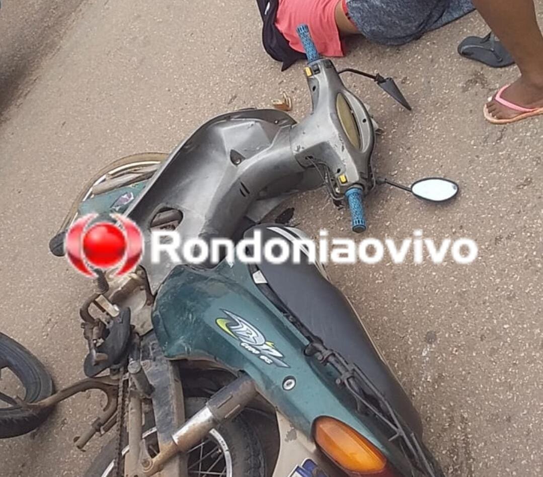 ORGULHO DO MADEIRA: Grave colisão entre motocicletas deixa adolescente com ferimentos