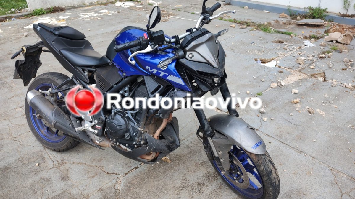 NA JORGE TEIXEIRA: Dois graves acidentes simultâneos deixa condutor de Yamaha MT03 ferido