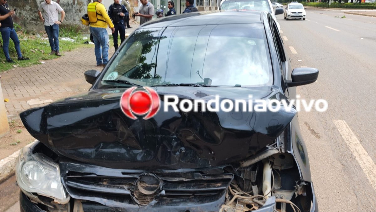 NA JORGE TEIXEIRA: Dois graves acidentes simultâneos deixa condutor de Yamaha MT03 ferido