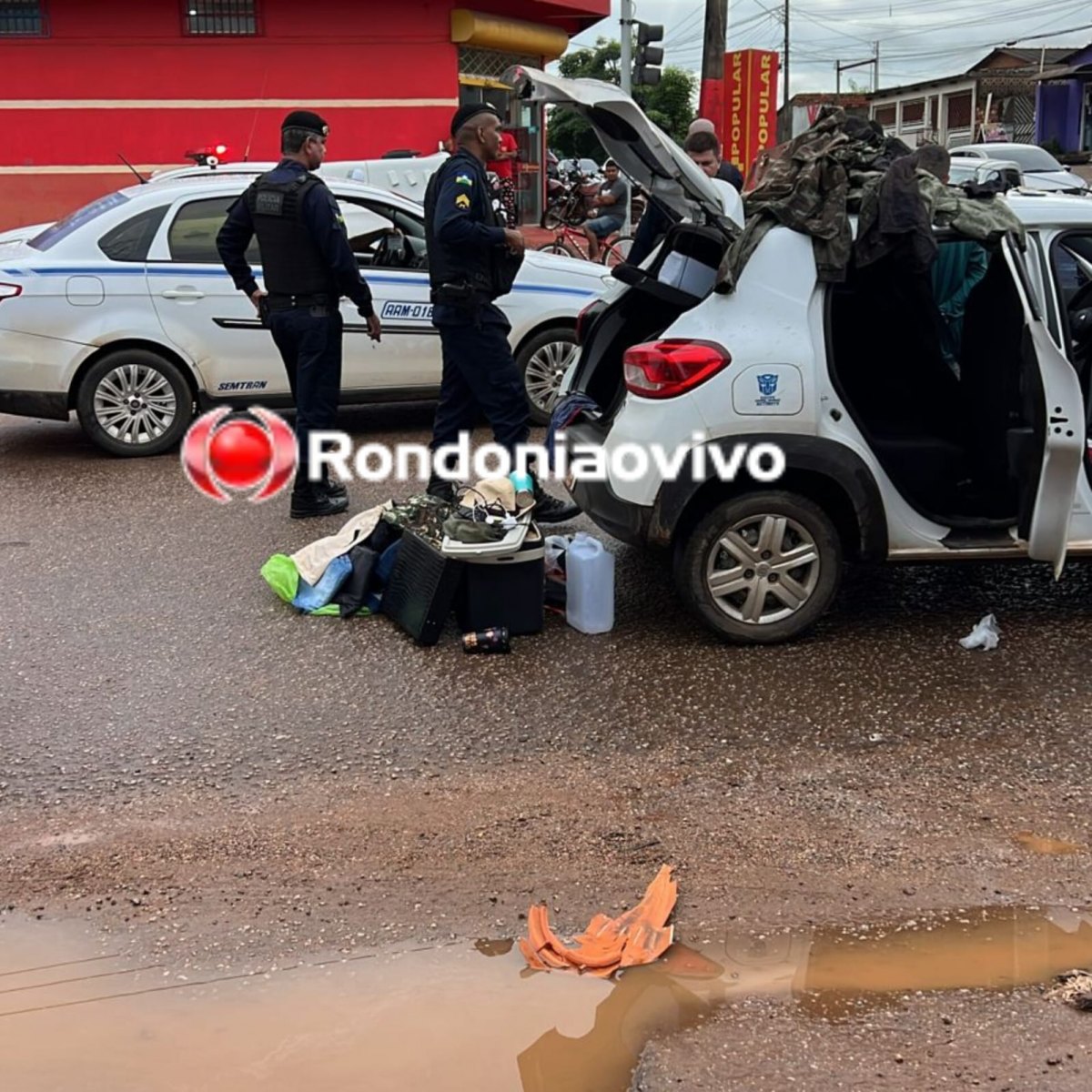 VÍDEO: Intenso cerco da PM prende criminoso envolvido em roubo a residência