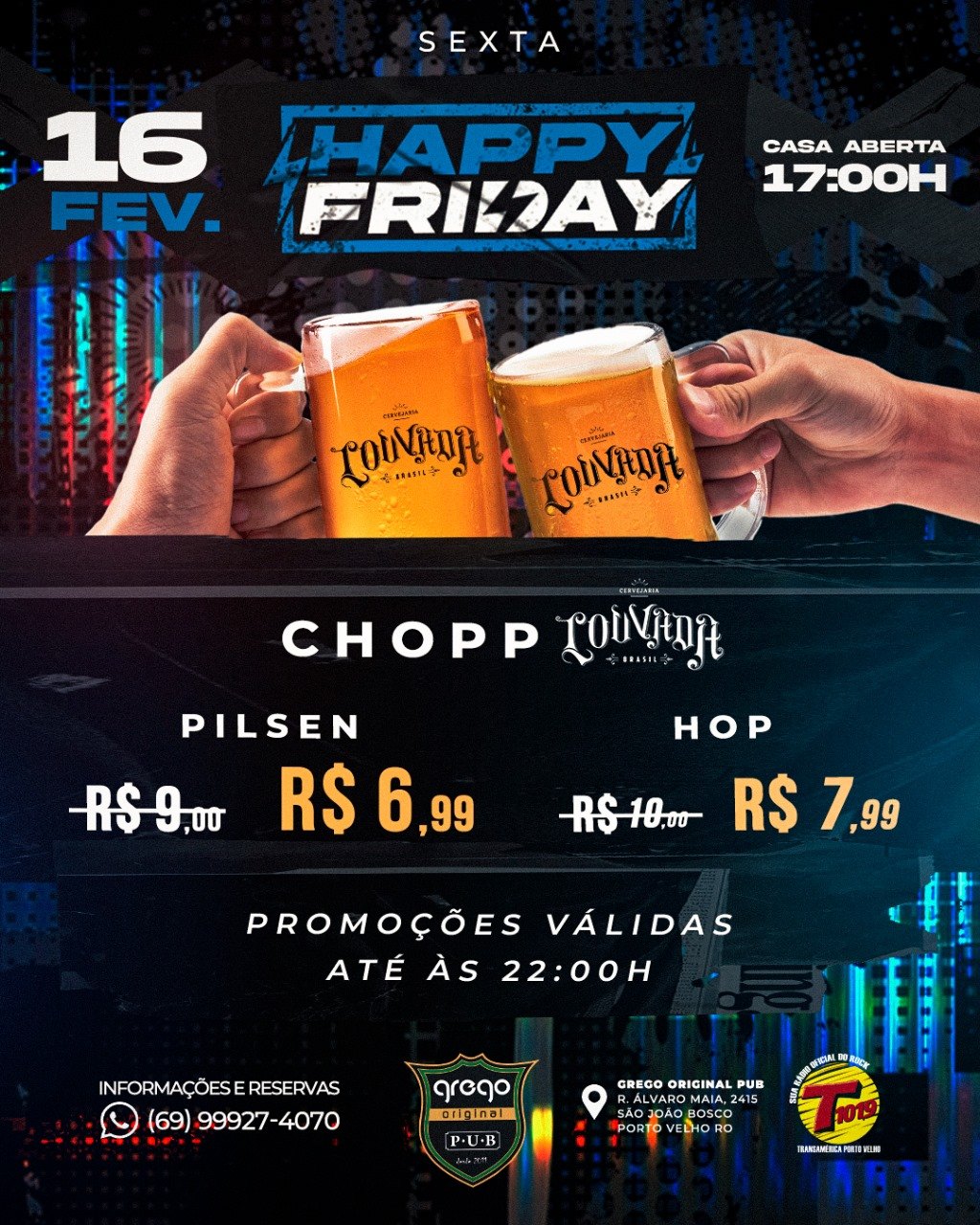 PUB: Confira a agenda semanal do Grego Original