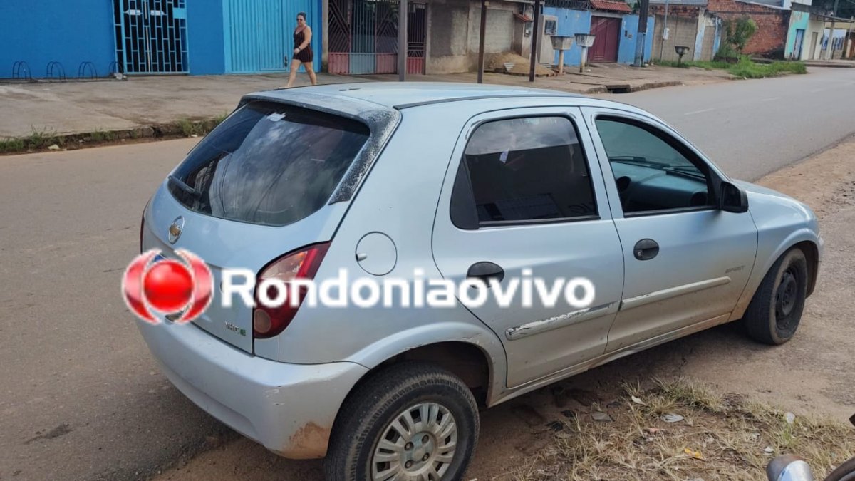 VÍDEO: Motociclista bate a cabeça no meio fio após colisão com carro