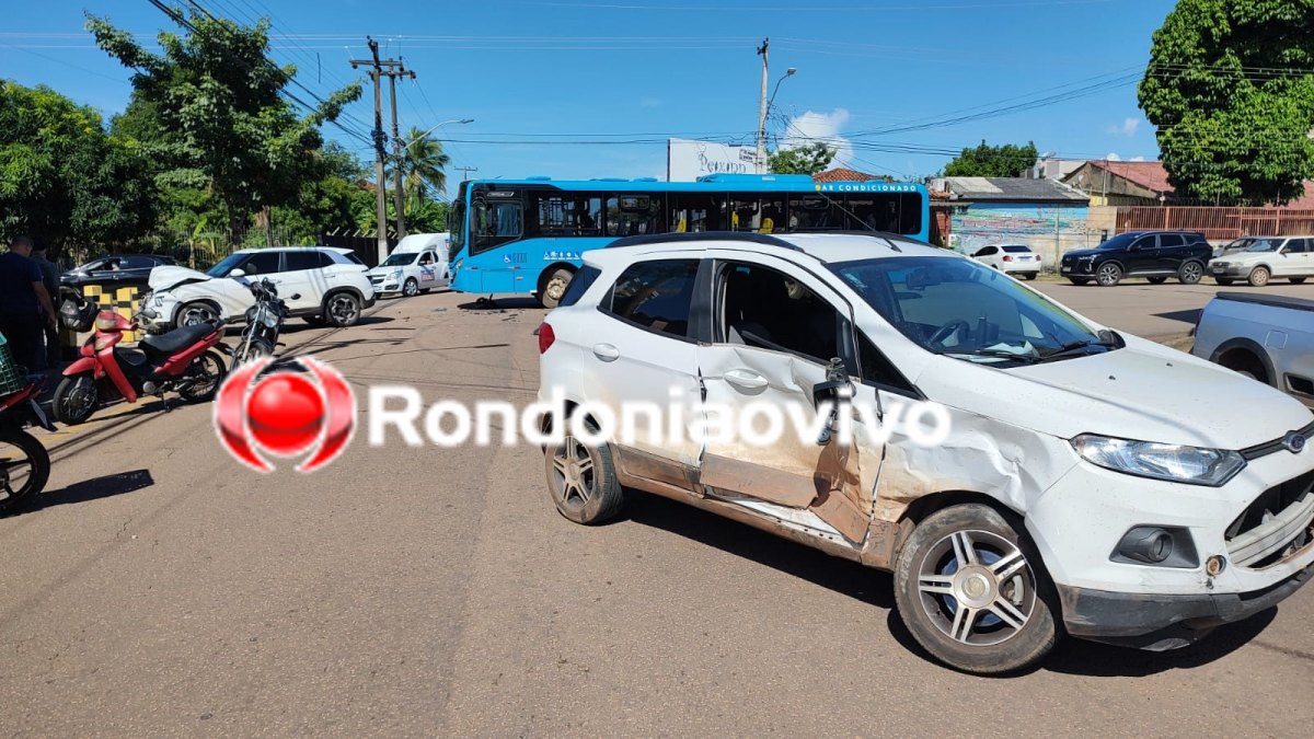 VÍDEO: Grave colisão envolve três carros na Avenida Calama
