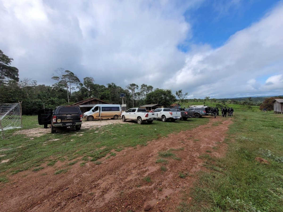 PF RO cumpre mandado de reintegração de posse em terra indígena