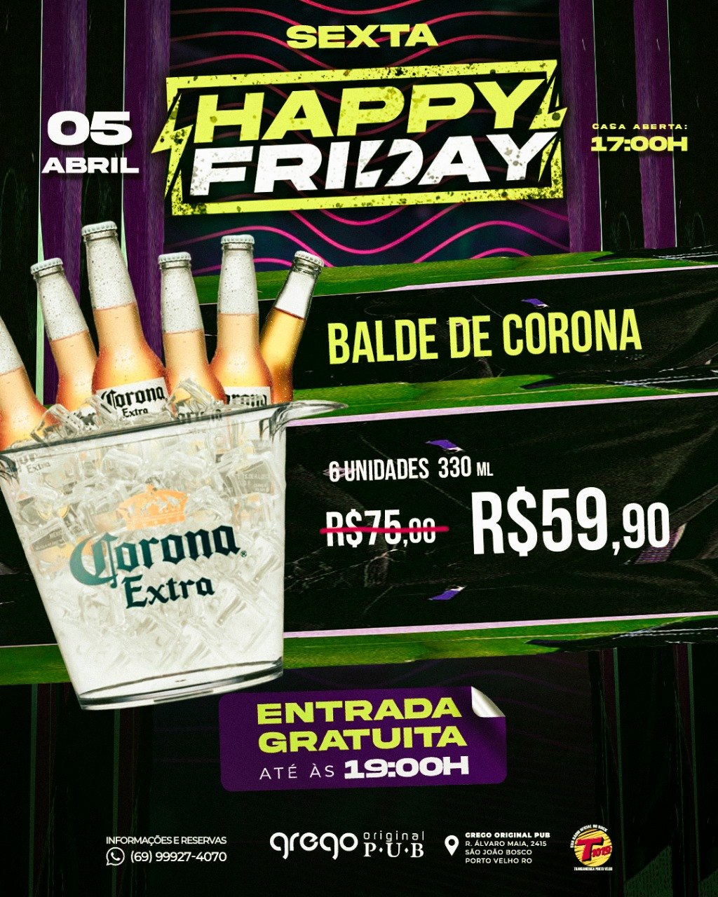 CURTIÇÃO: Confira a agenda dessa semana no Grego Original