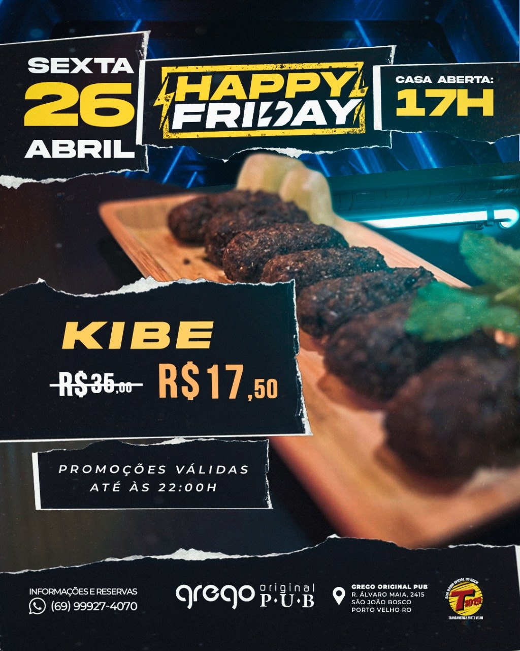 PUB: Confira a agenda semanal do Grego Original