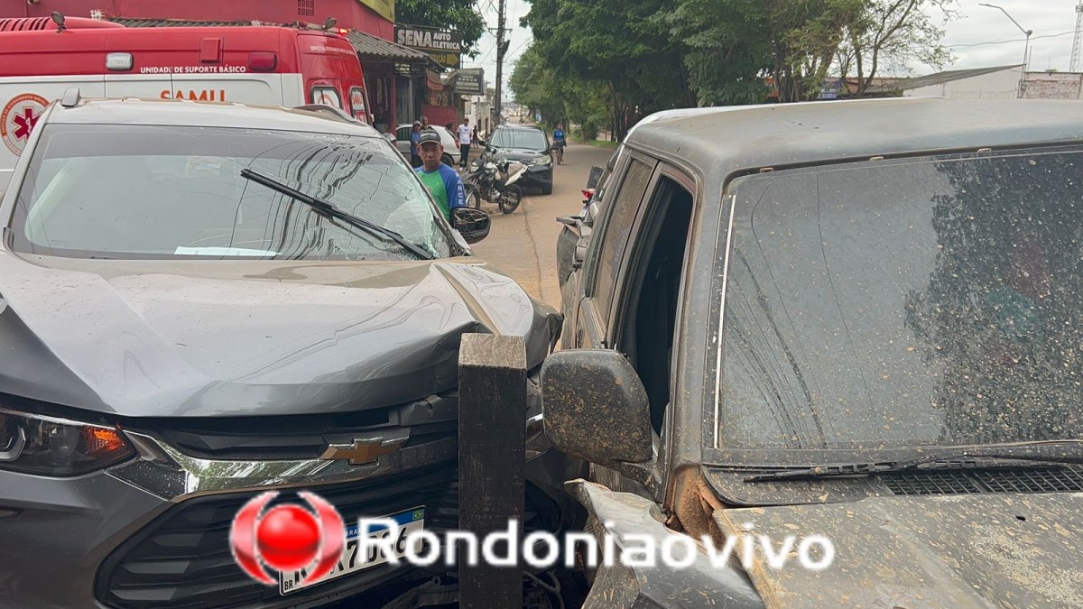 VÍDEO: Caminhonete avança preferencial e provoca grave acidente
