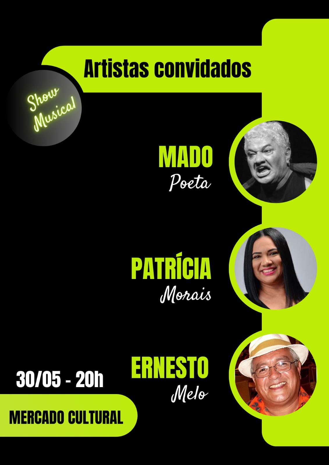 MERCADO CULTURAL: Artista Bado apresenta o projeto musical Amazonialidades nesta quinta-feira