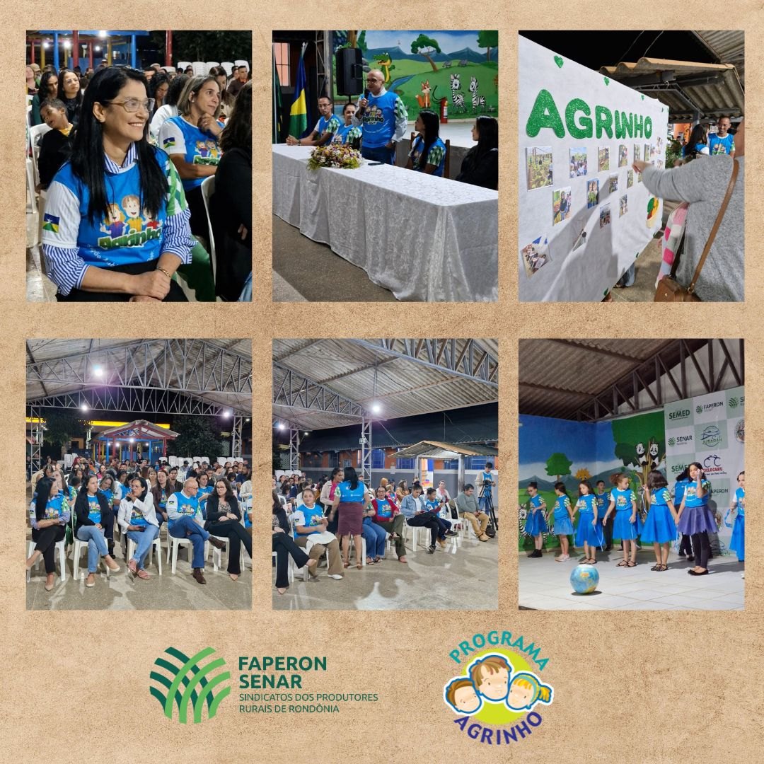 EDUCAÇÂO NO CAMPO: Sistema Faperon-Senar lança Programa Agrinho focado em crianças e jovens 