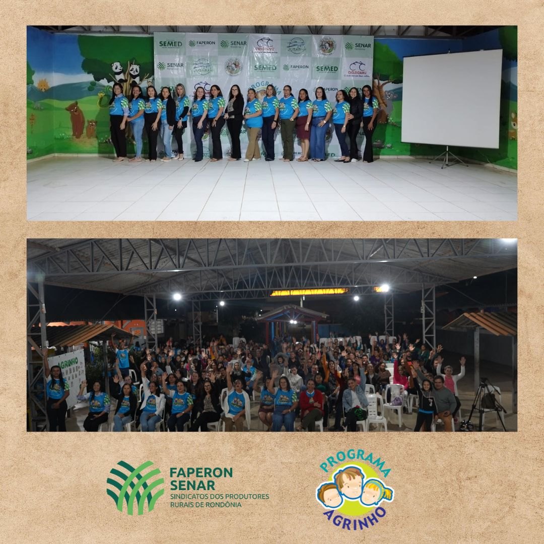 EDUCAÇÂO NO CAMPO: Sistema Faperon-Senar lança Programa Agrinho focado em crianças e jovens 