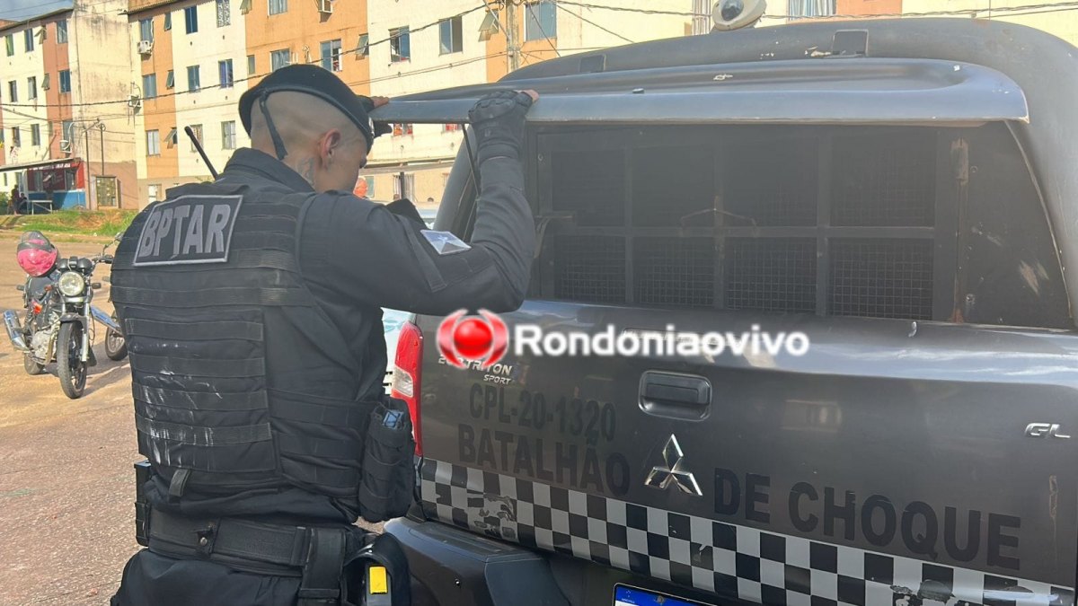 CURIOSO: BPTAR prende foragido que observava local de homicídio no Orgulho do Madeira 