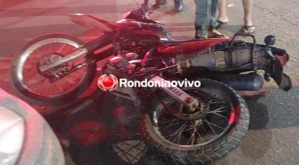 OMISSÃO: Motorista foge após atropelar casal em motocicleta na Pau Ferro 