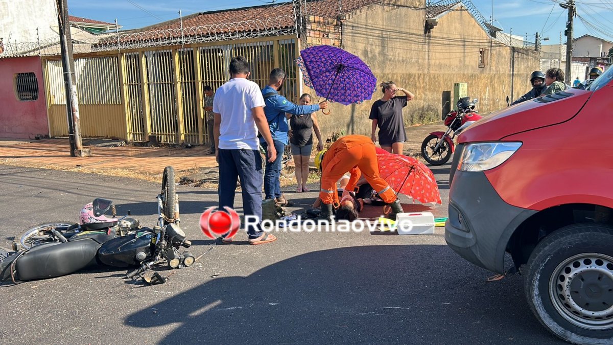 URGENTE: Homem e mulher ficam em estado grave em acidente na capital