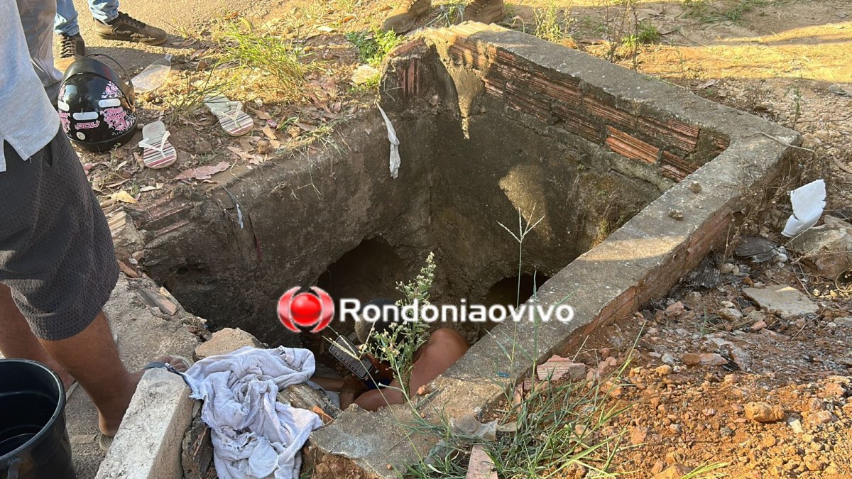 ATROPELAMENTO: Mulher em moto cai dentro de bueiro e fica gravemente ferida; motorista fugiu