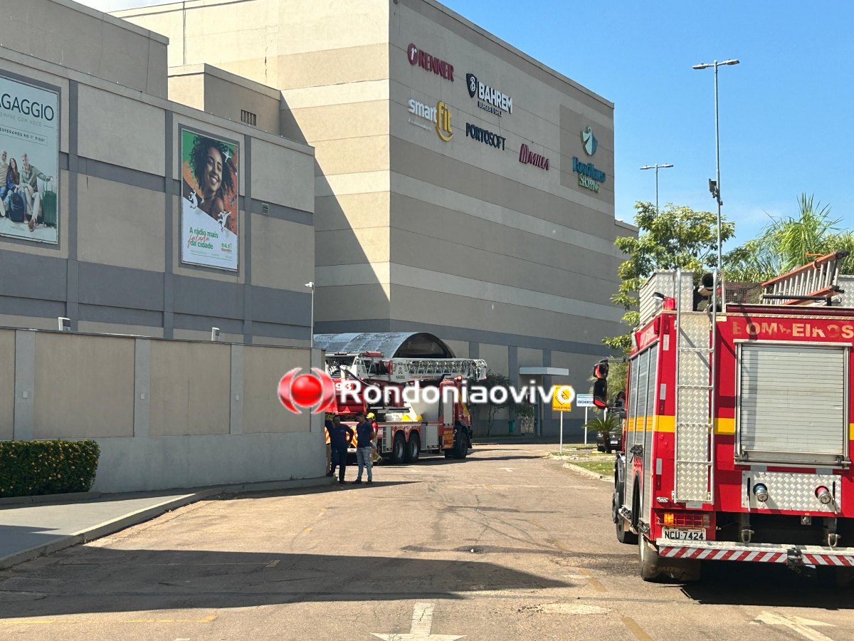 TREINAMENTO: Simulação de combate a incêndio é realizada no Porto Velho Shopping