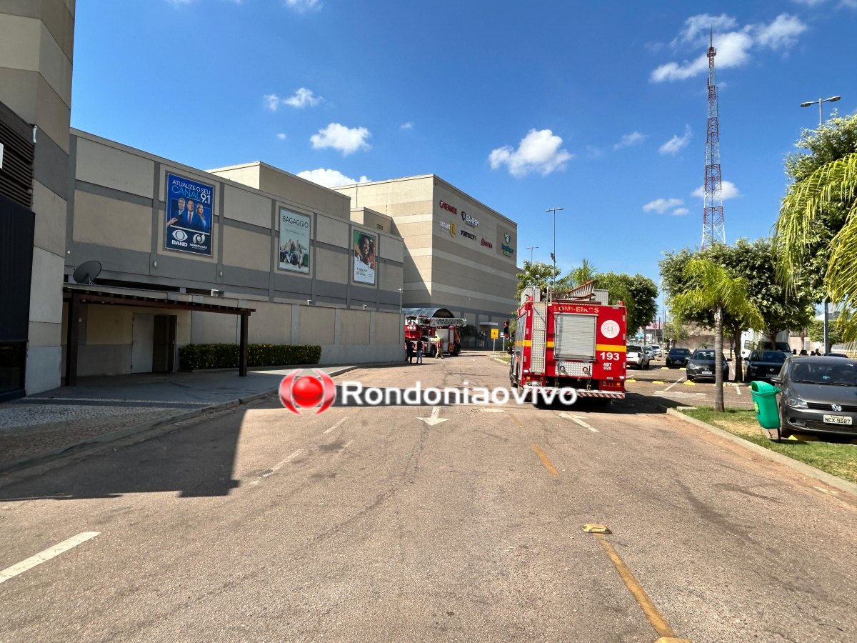 TREINAMENTO: Simulação de combate a incêndio é realizada no Porto Velho Shopping