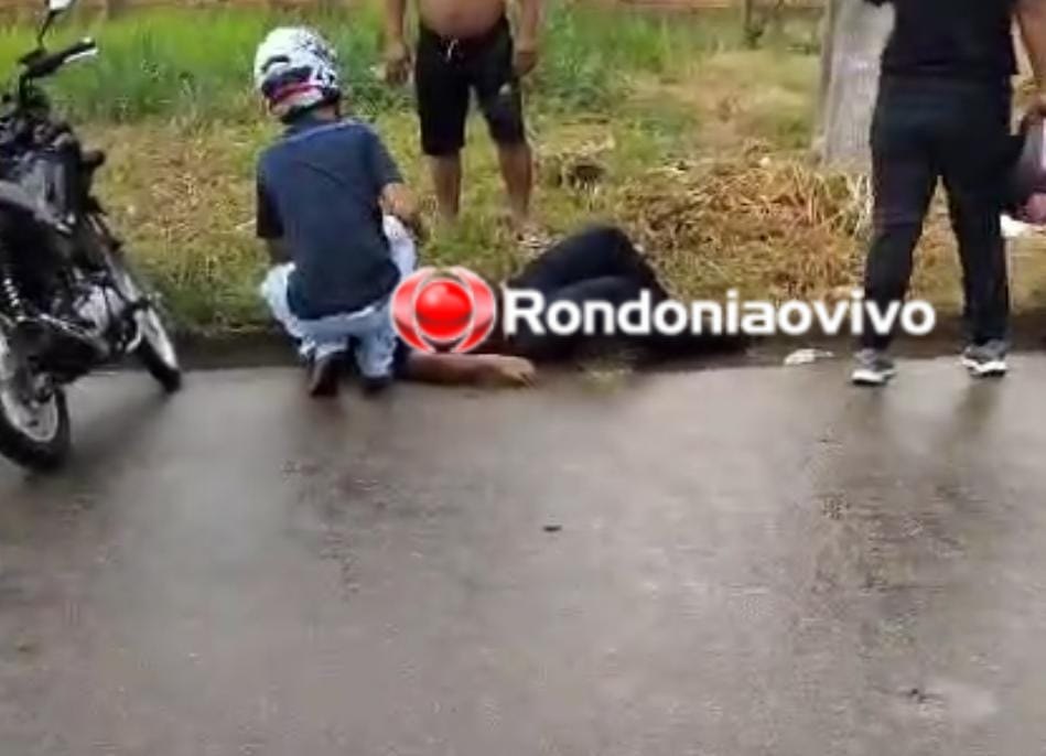 NOVA FLORESTA: Condutor de Honda Biz sofre ferimentos após bater na traseira de carro