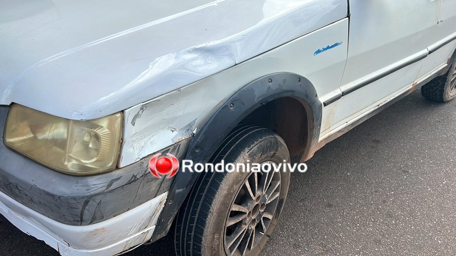 NA CALAMA: Mulher em moto sofre vários ferimentos após condutor de Uno cruzar preferencial