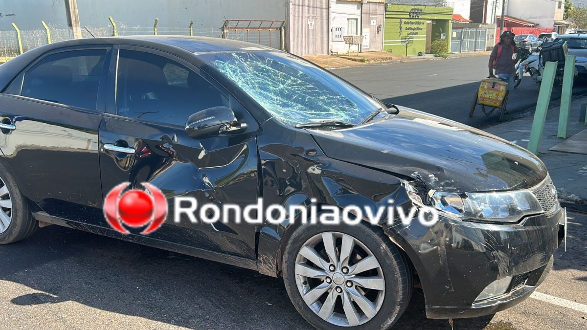 NA DUQUE: Farmacêutico sofre grave acidente após motorista cruzar preferencial 