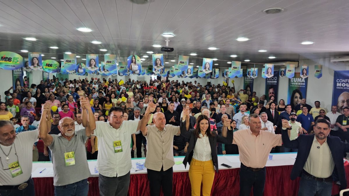 CONVENÇÃO MDB: Por aclamação MDB lança Euma Tourinho como candidata a prefeita de Porto Velho