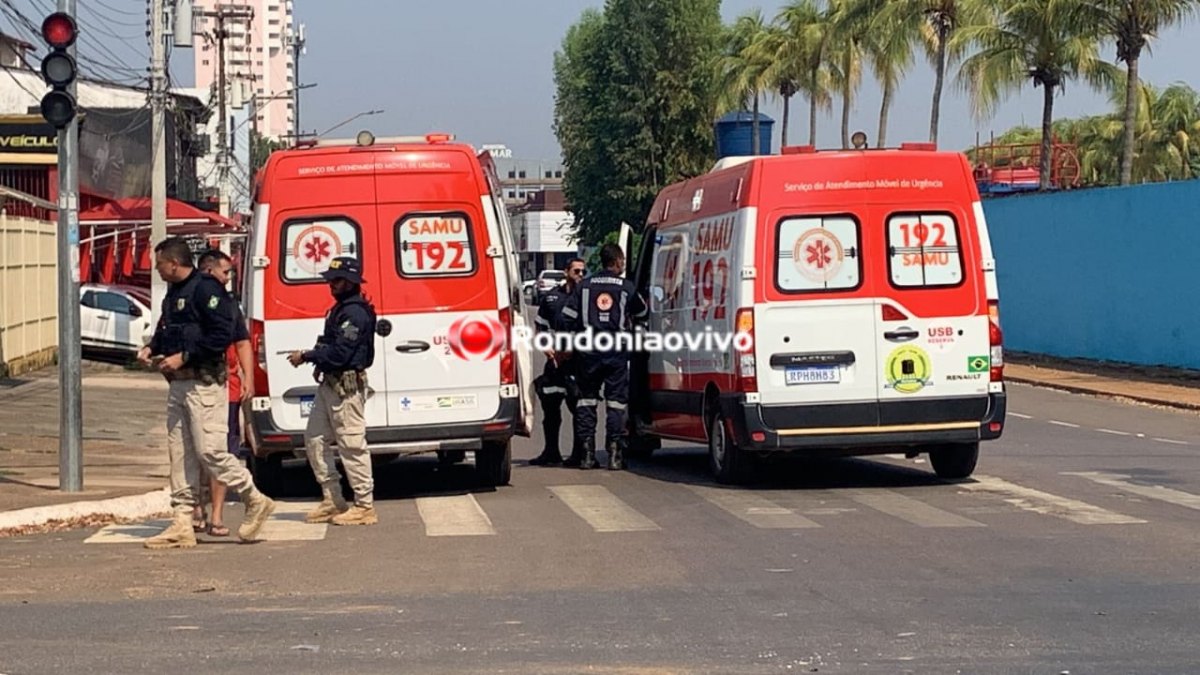 GRAVE: Batida entre táxi e carro de passeio deixa casal ferido na Jorge Teixeira