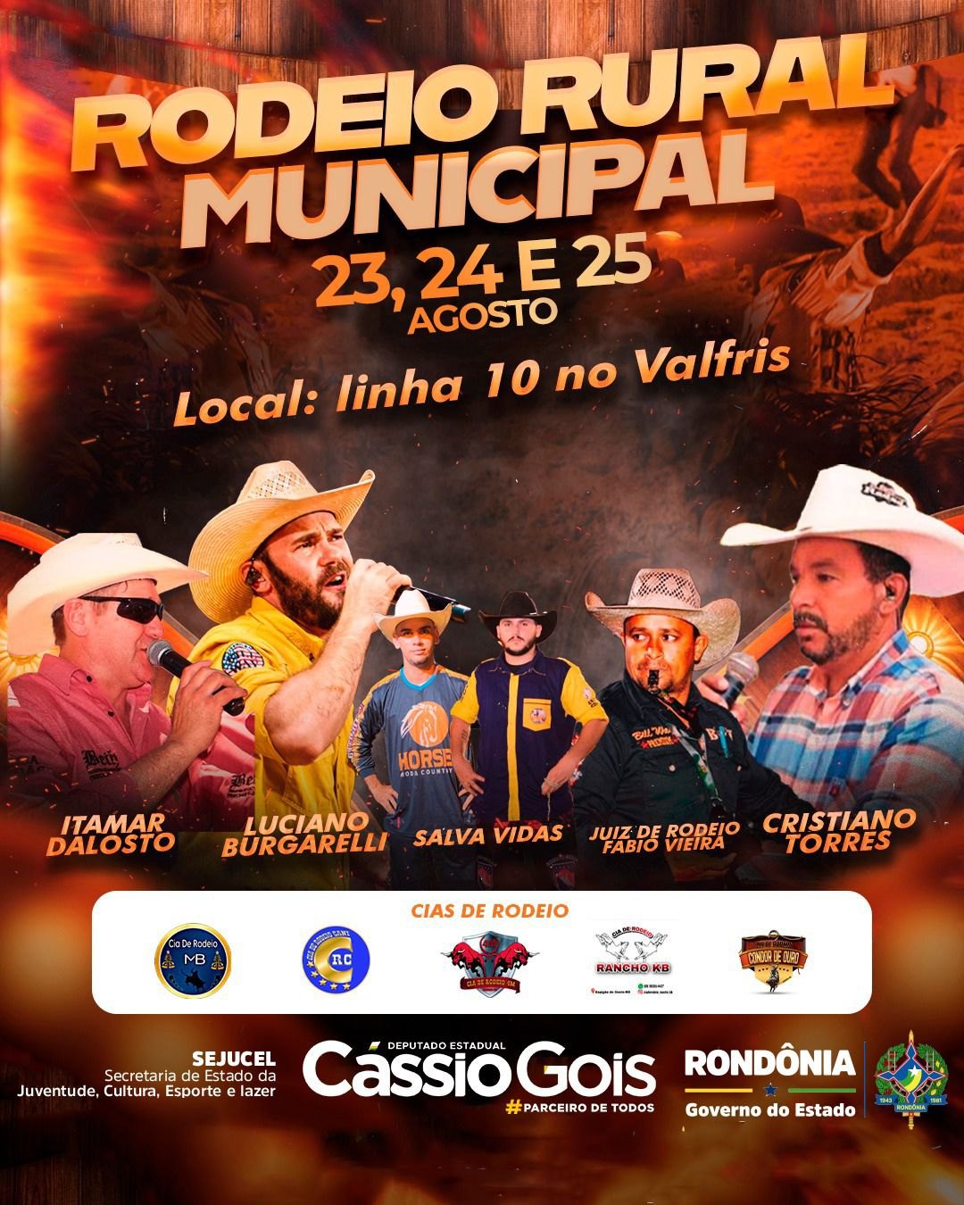 CÁSSIO GOIS: Deputado realiza o primeiro Rodeio Rural de Cacoal neste fim de semana