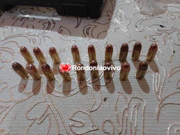 AUDÁCIA 4: Acusado é preso com arma e dinheiro enterrados e quebra celular 