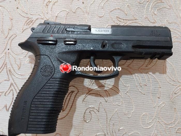 AUDÁCIA 4: Acusado é preso com arma e dinheiro enterrados e quebra celular 