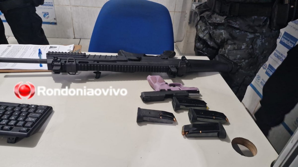 PERSISTERE: Apenado é preso no Bairro Novo com arma longa e pistola 9mm