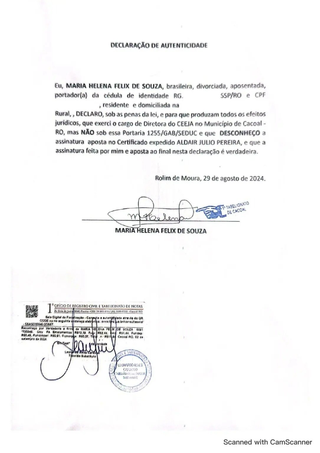 ROLIM DE MOURA: PL denuncia prefeito por uso de certificado escolar falso em registro eleitoral