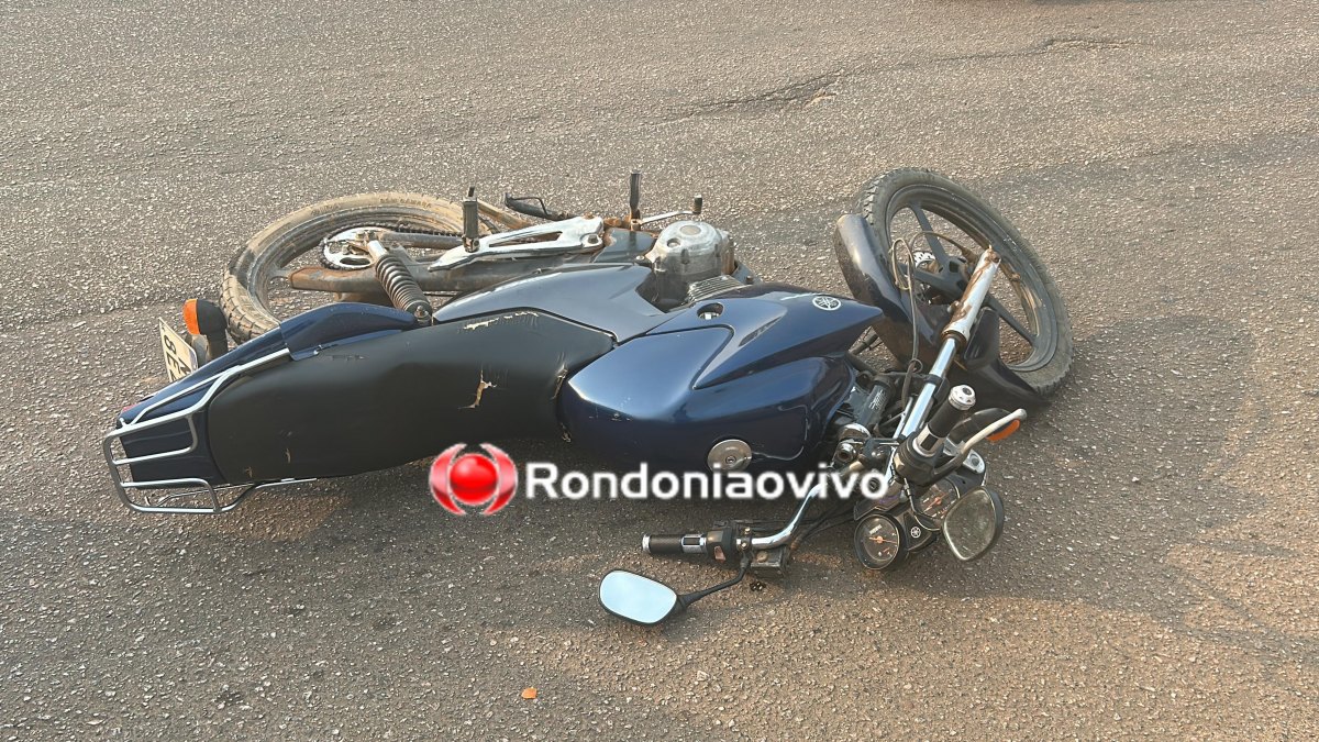 NA 7 DE SETEMBRO: Condutor de moto foge após causar acidente e deixar mulher lesionada