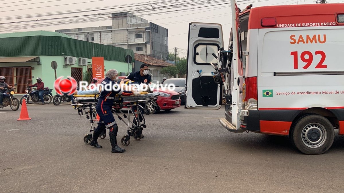 NA CALAMA: Mulher sofre ferimentos após mais um acidente em Porto Velho 