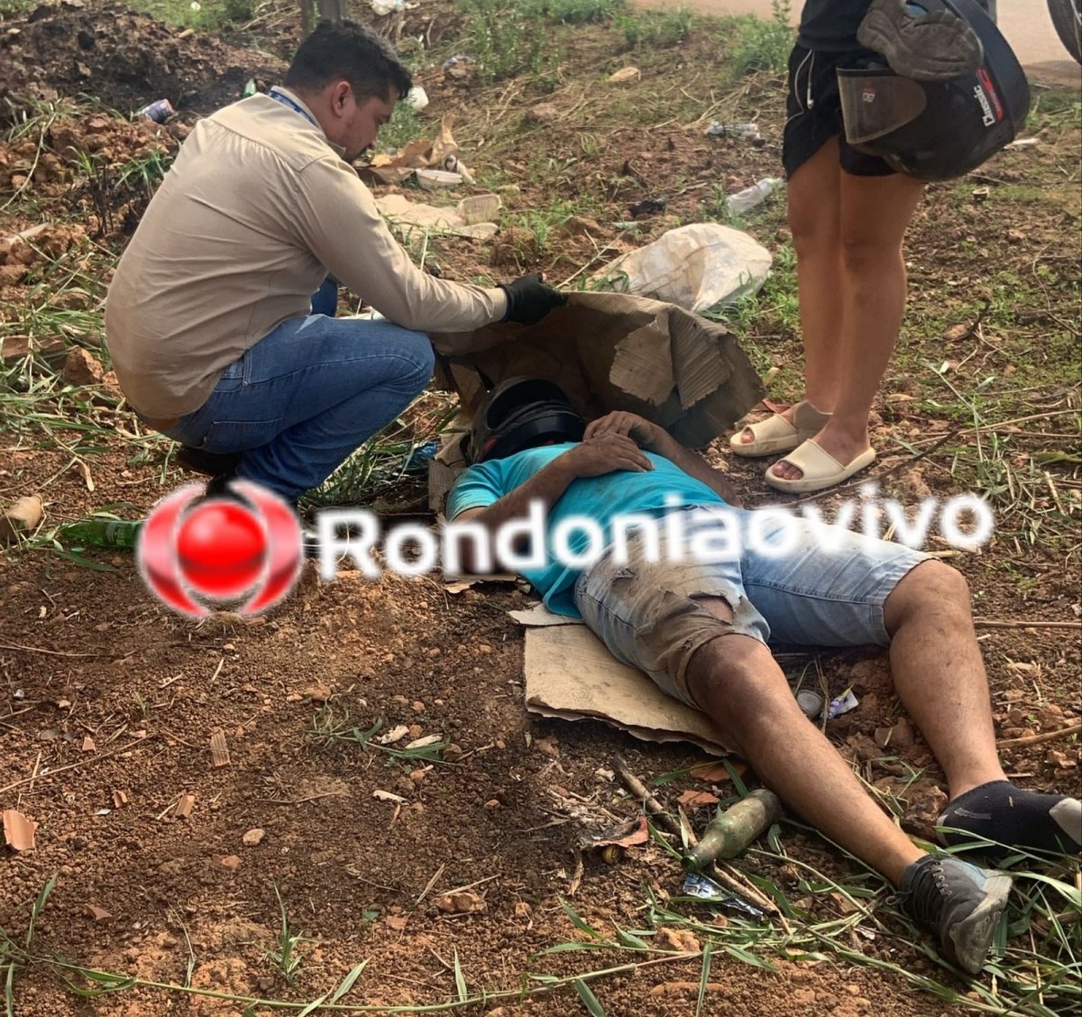 DERRAPOU: Motociclista sofre grave queda de moto próximo ao Cemetron 