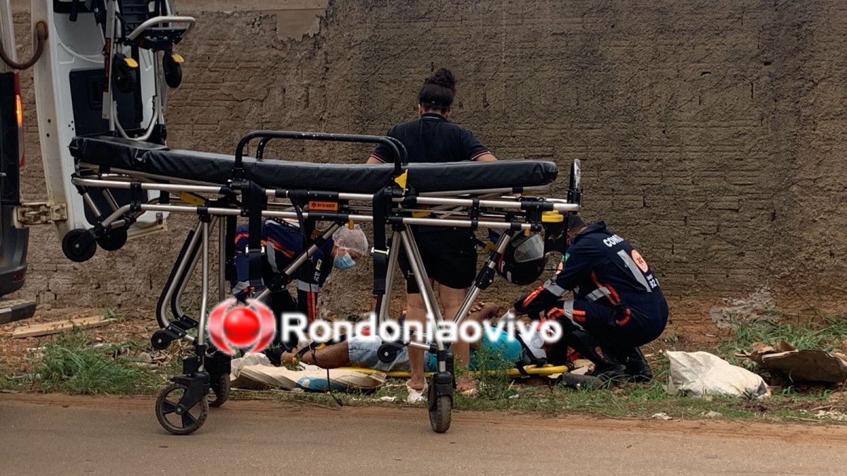 DERRAPOU: Motociclista sofre grave queda de moto próximo ao Cemetron 