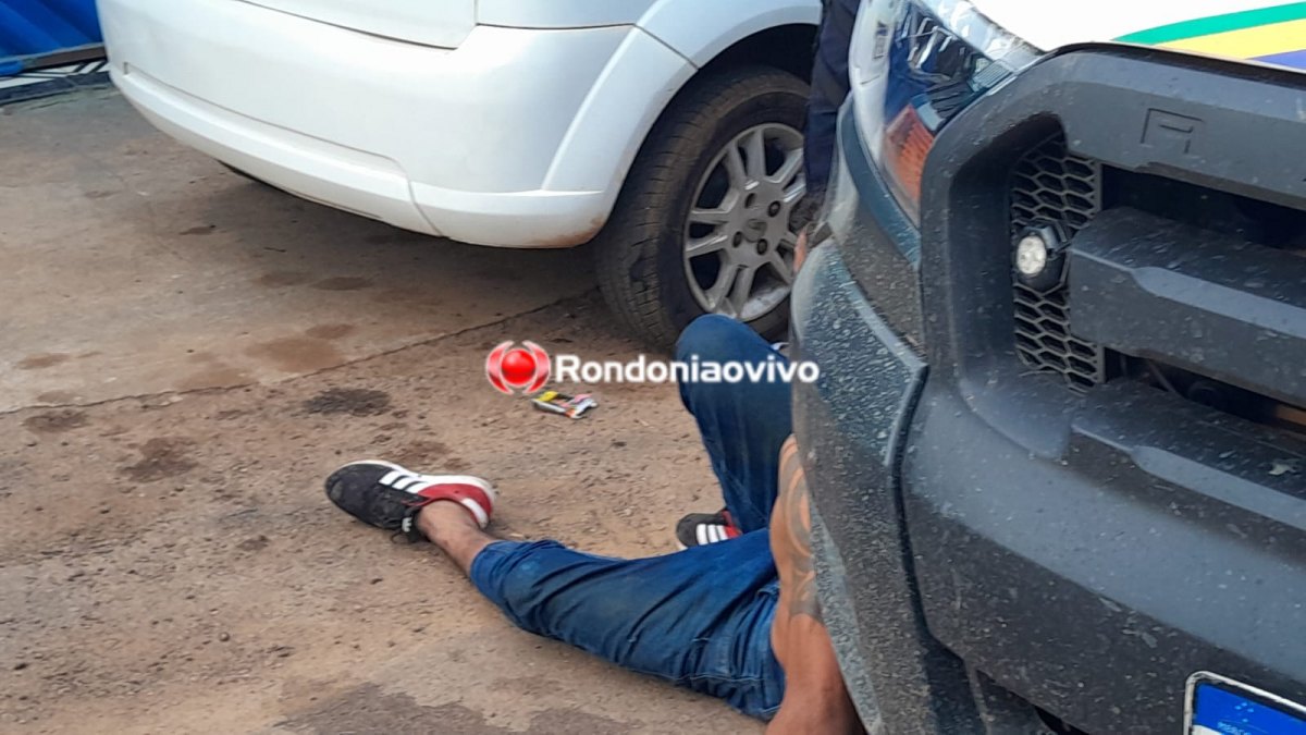 ALUCINADO: 'Estão tentando me matar', diz homem que causou destruição e caiu de telhado 